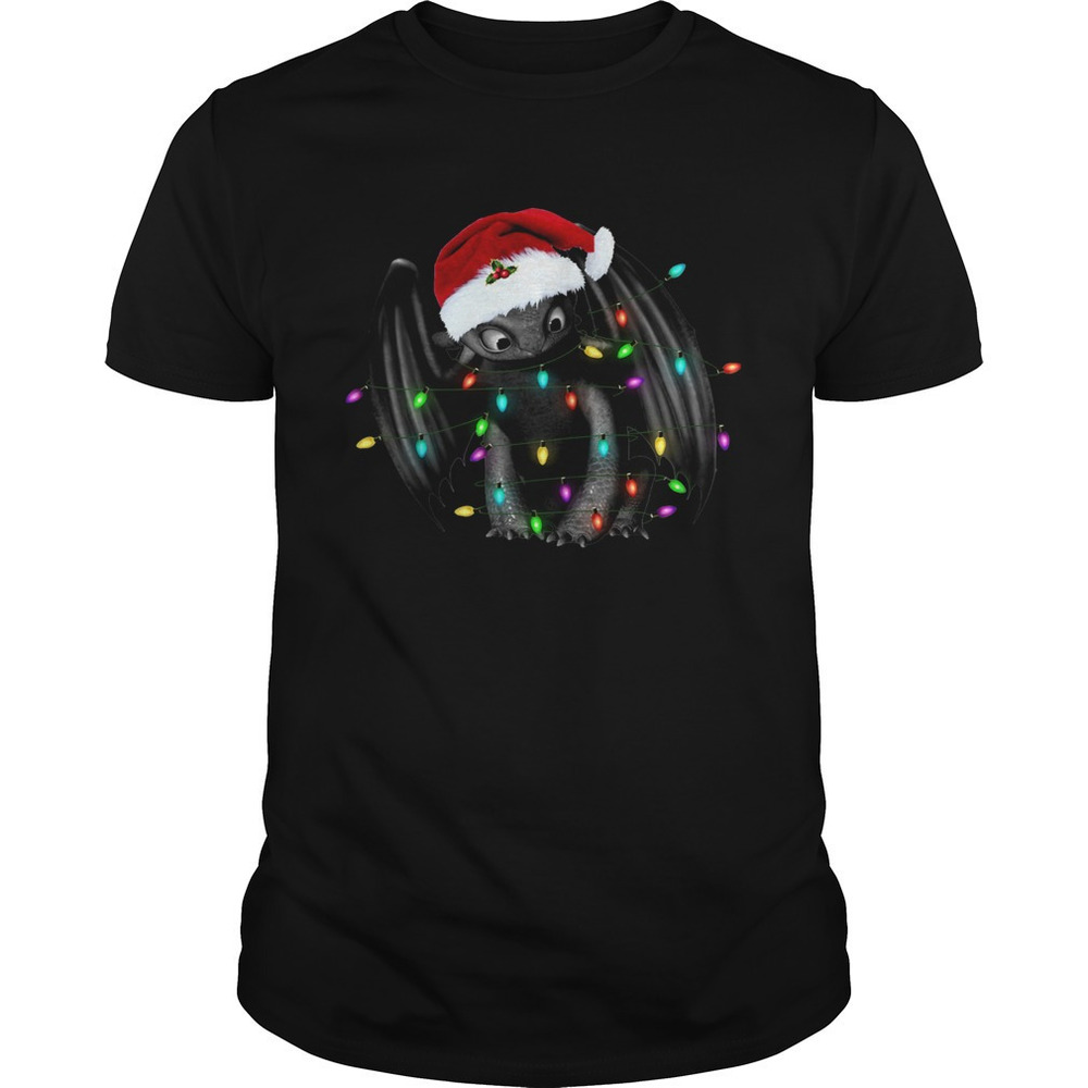 Toothless Light Christmas Shirt - Picture 1 of 4